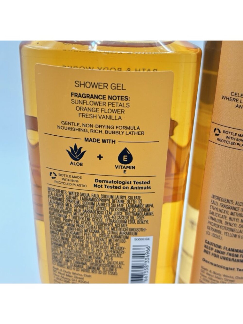 Bath & Body Works Golden Sunflower Fine Fragrance Mist & Shower Gel Set Retro - Picture 9 of 15